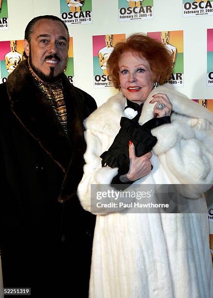 Actress Arlene Dahl and husband Marc Rosen attend the official New York celebration of the Academy Awards at Gabriel's February 27, 2005 in New York...