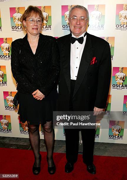 Composer Ken Ascher and wife Susanne attend the official New York celebration of the Academy Awards at Gabriel's February 27, 2005 in New York City.