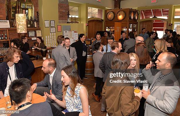 View of atmosphere at Directors Brunch at 2016 Tribeca Film Festival at City Winery on April 19, 2016 in New York City.