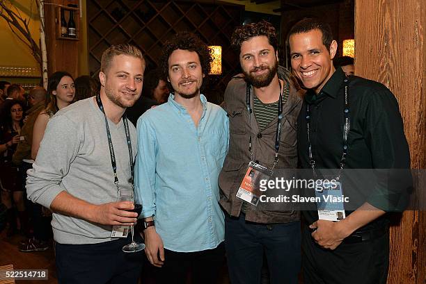Gene Gallerano, Ben Thompson and guests attend Directors Brunch at 2016 Tribeca Film Festival at City Winery on April 19, 2016 in New York City.