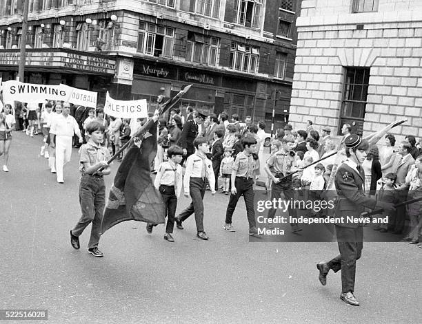 Community Games Parade in Dublin . . .