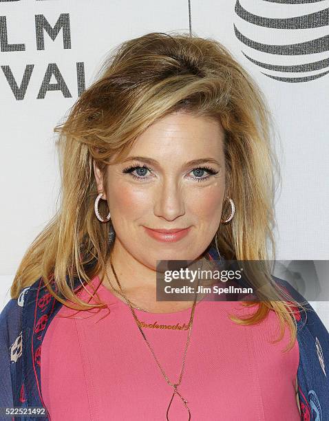 Producer Joy Gorman Wettels attends the 2016 Tribeca Film Festival- "The Meddler" premiere - at John Zuccotti Theater at BMCC Tribeca Performing Arts...