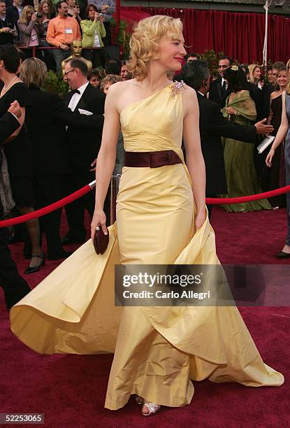 Actress Cate Blanchett nominated for Best Actress in a Supporting Role for her performance in "The Aviator" arrives the 77th Annual Academy Awards at...