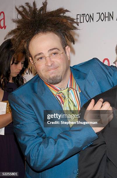 Musician Adam Duritz of counting Crows arrives at the 13th Annual Elton John Aids Foundation Academy Awards Viewing Party at the Pacific Design...