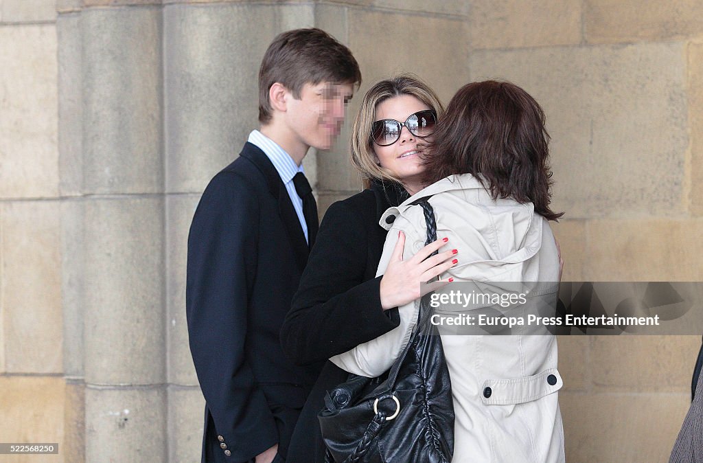 Funeral For Felicidad Salazar-Simpson In Gijon