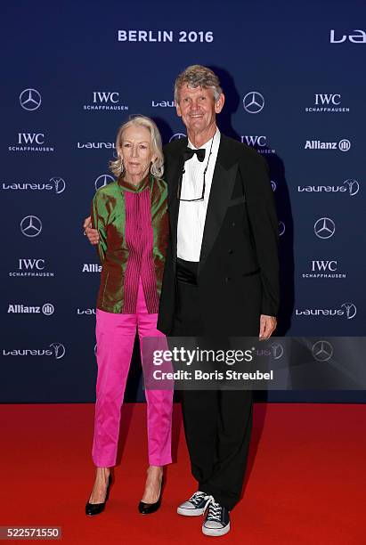 Laureus World Sports Academy member Morne du Plessis attends the 2016 Laureus World Sports Awards at Messe Berlin on April 18, 2016 in Berlin,...