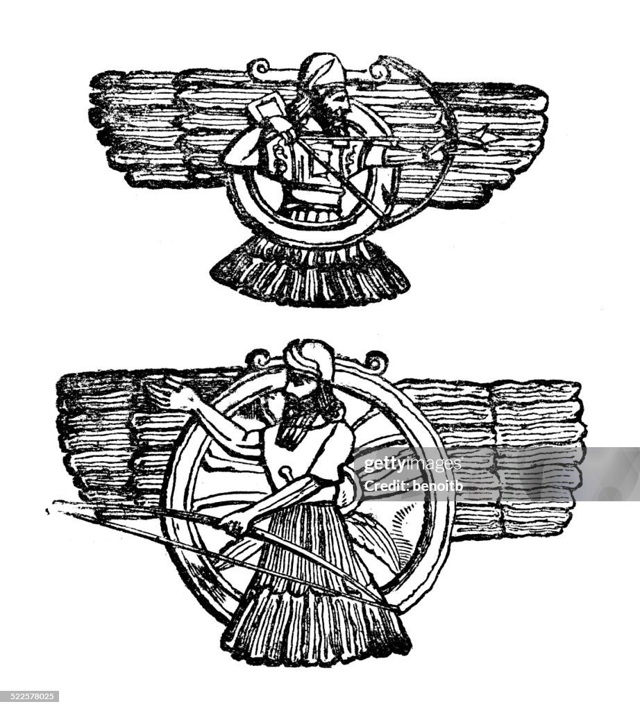 Assyrian Winged Deity