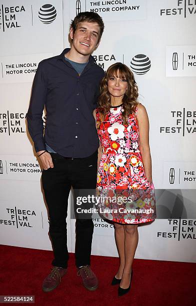 Bo Burnham and Lorene Scafaria attends "The Meddler" Premiere - 2016 Tribeca Film Festival at John Zuccotti Theater at BMCC Tribeca Performing Arts...