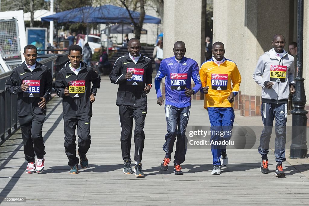 London Marathon- Photocall