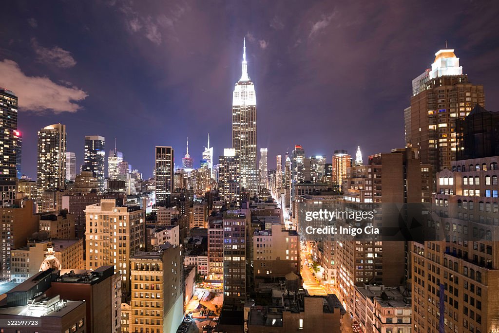 Night over Manhattan