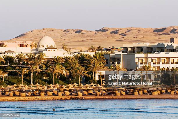 luxury hotel on the red sea near marsa alam - marsa alam stock pictures, royalty-free photos & images