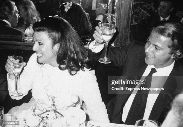 American-born shipping heiress Christina Onassis , the daughter of Greek shipping tycoon Aristotle Onassis, and her husband, French pharmeceutical...