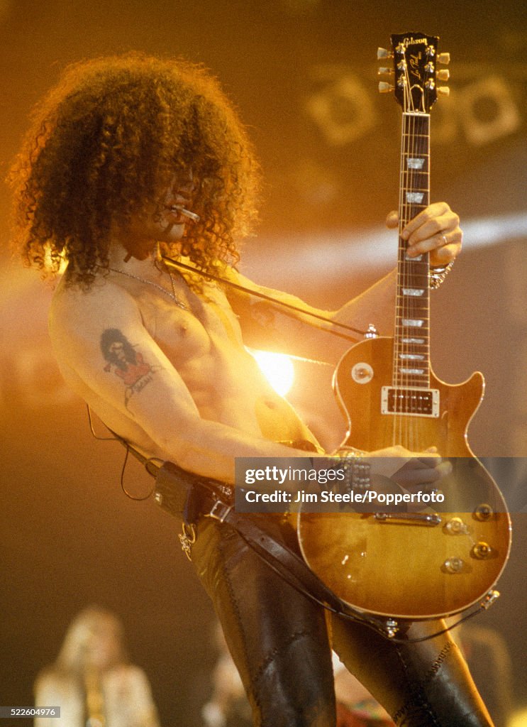 Slash From Guns N Roses Performing On Stage During The Freddie News slash-from-guns-n-roses-performing-on-stage-during-the-freddie-news