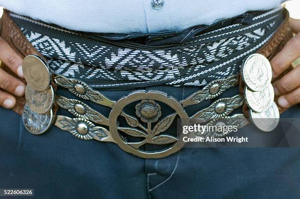 gaucho belt - cinto prateado imagens e fotografias de stock
