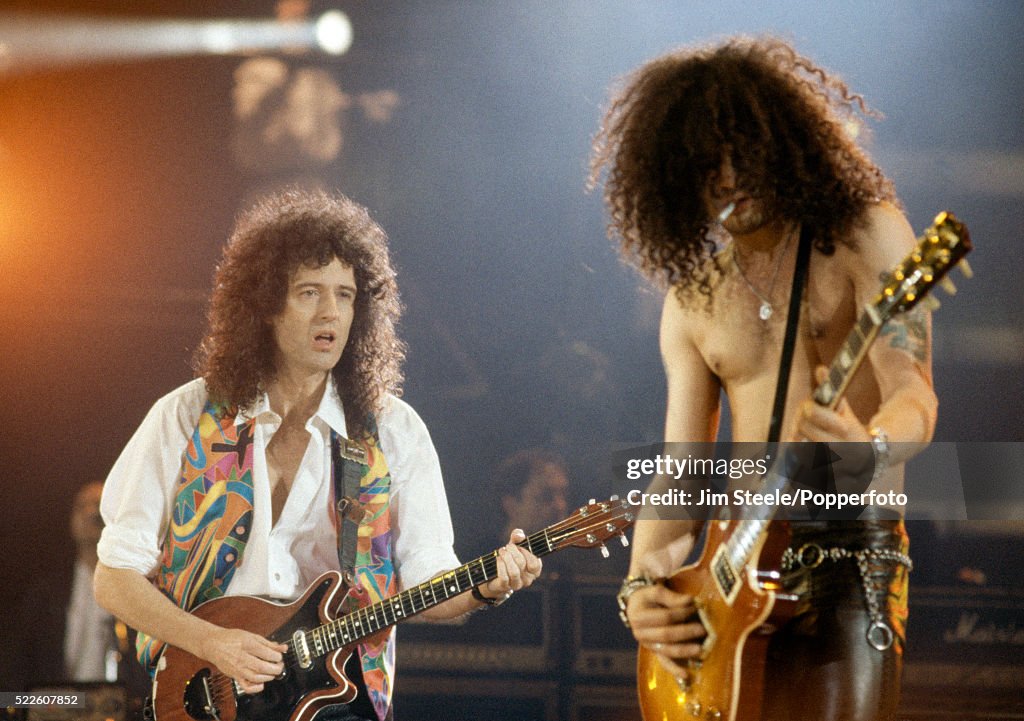 Brian May & Slash in Concert at Wembley Stadium