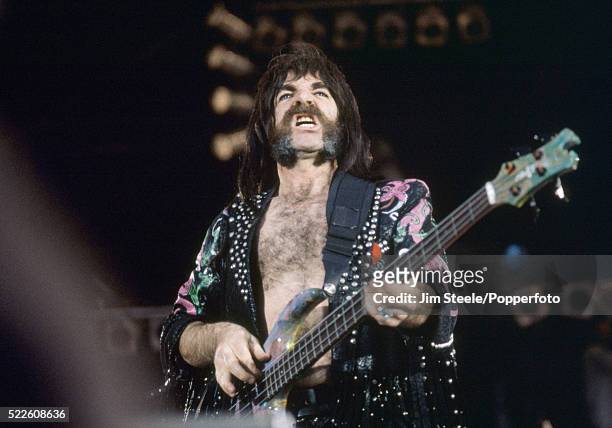Derek Smalls of Spinal Tap performing on stage during the Freddie Mercury Tribute Concert for Aids Awareness at Wembley Stadium in London on the 20th...