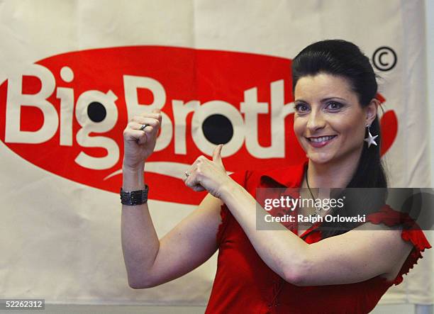 Bernadette, candidate of the new "Big Brother Village" tv-season, is seen at the Big Brother Press Conference at Colosseum on March 1, 2005 in...