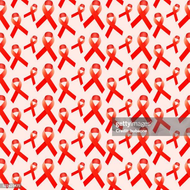 red ribbons backgorund - hiv stock illustrations