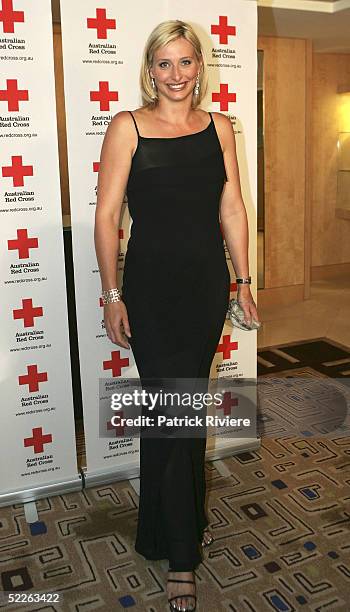 Former swimmer and tv personality Johanna Griggs attends the Australian Red Cross 90th Anniversary Gala at the Westin Hotel March 2, 2005 in Sydney,...