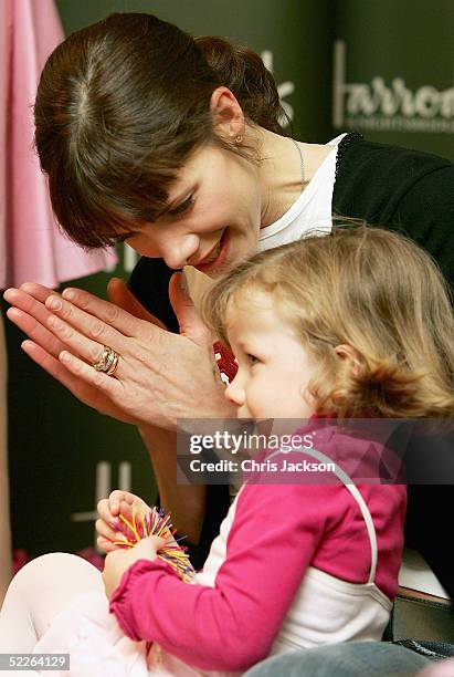 Ballet star Darcey Bussell and her daughter, Phoebe join tutu-clad mouse Angelina Ballerina for a rendition of the Angelina Red Nose Day Dance in aid...