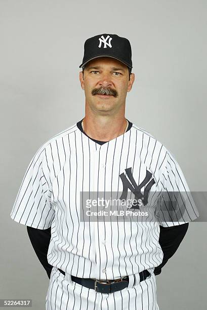 Don Mattingly of the New York Yankees poses for a portrait during photo day at Legends Field on February 25, 2005 in Tampa, Florida.