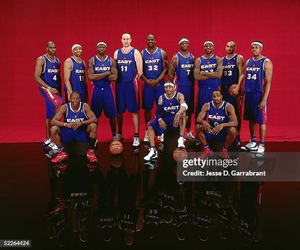 Antawn Jamison, Dwyane Wade, Vince Carter, Ben Wallace, Zydrunas Ilgauskas#11, Shaquille O'Neal, Allen Iverson, Jermaine O'Neal, LeBron James,...