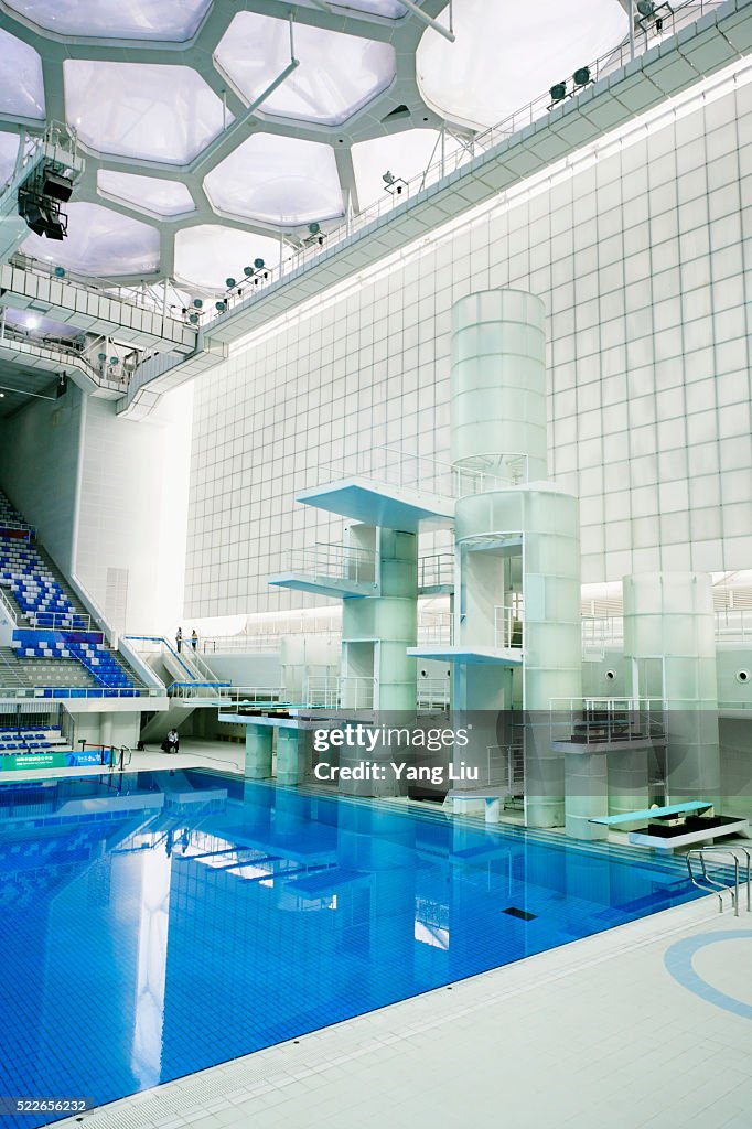 Diving Stand at Beijing National Aquatics Centre