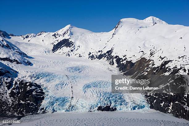 portage glacier - portage glacier stock pictures, royalty-free photos & images