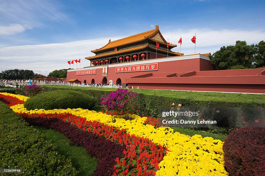 Gate of Heavenly Peace at Tiananmen Square, Beijing, China