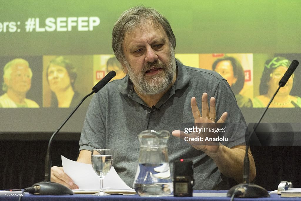 Professor Slavoj Zizek in London
