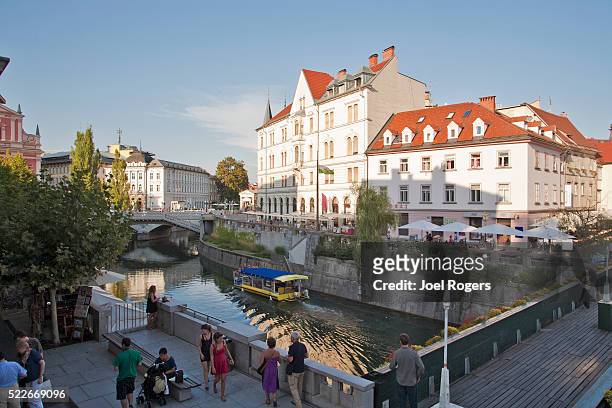 slovenia, ljubljana, old city, - ljubljana slovenia stock pictures, royalty-free photos & images