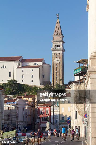 slovenia, piran, adriatic coast - piran slovenia stock pictures, royalty-free photos & images