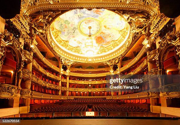 paris opera house - opéra garnier stock pictures, royalty-free photos & images