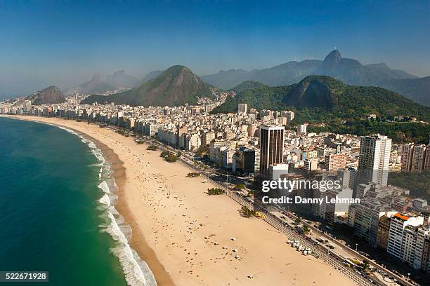 copacabana beach - praia de copacabana imagens e fotografias de stock