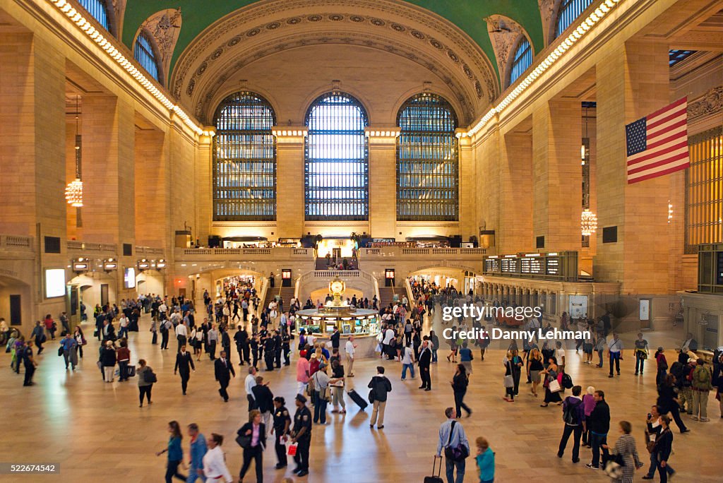 Grand Central Station, the world's largest train station, in Midtown Manhattan, New York