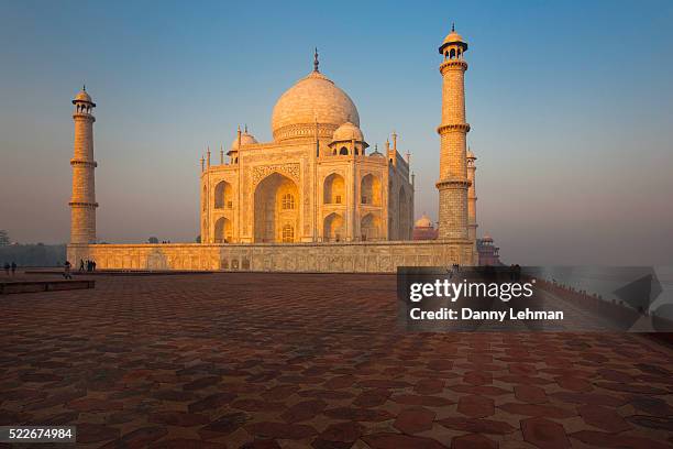 taj mahal, agra, india - taj mahal stock-fotos und bilder