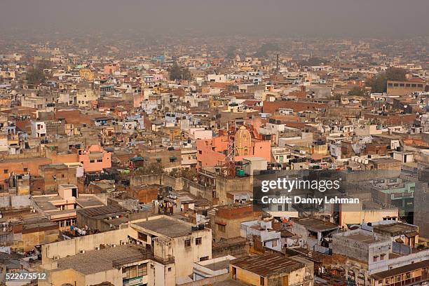 urban sprawl, delhi, india - population growth stock pictures, royalty-free photos & images