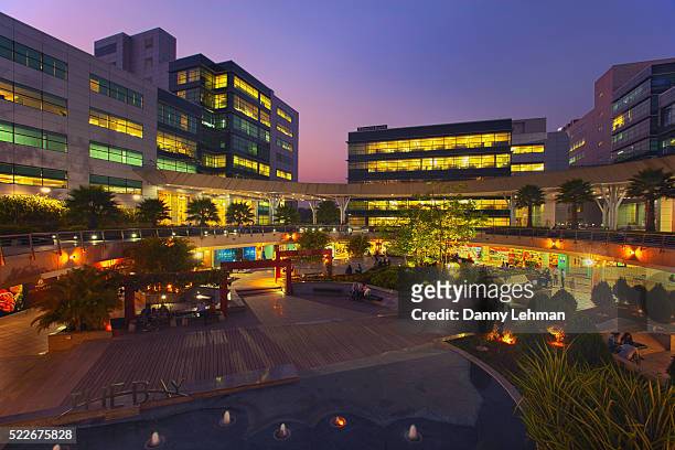 rmz infinity complex, home to google and other information technology companies, bangalore - birthplace of silicon valley stockfoto's en -beelden