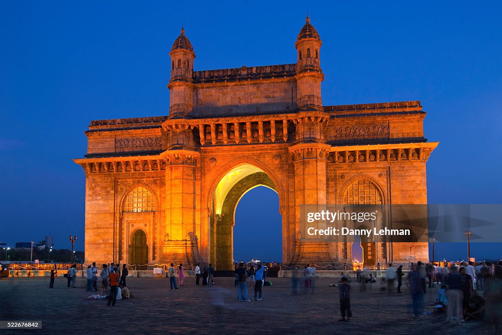 Gateway of India is in the Heart of Mumbai's tourist district and is the city's most famous landmar