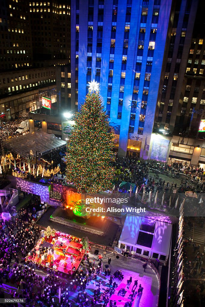 Christmas tree in Rockefeller Center