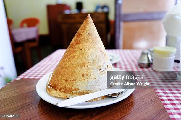 crispy indian dosa - dosa imagens e fotografias de stock