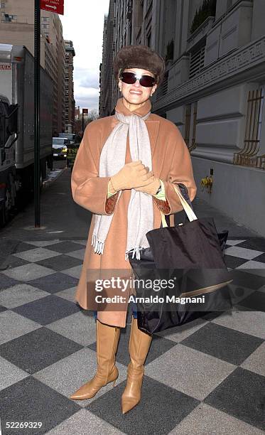 Caridad Rivera poses for a photo on March 2, 2005 in New York City.