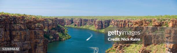 king george river - kimberley boat stock pictures, royalty-free photos & images