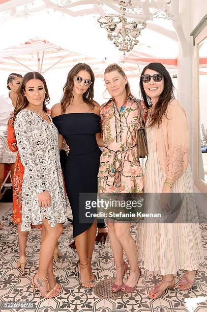 Lea Michelle, Emily Ratajkowski, Ellen Pompeo and Estee Stanley attend Glamour's Game Changers Lunch hosted by Editor-in-Chief Cindi Leive & Zendaya...