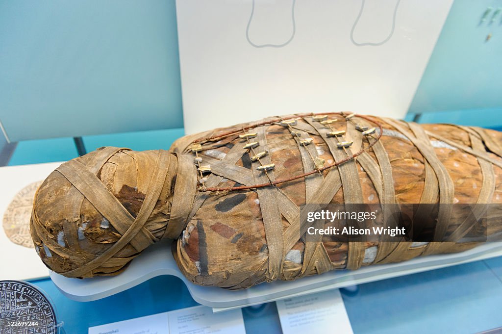 The British Museum, the Egyptian exhibit
