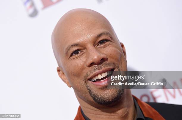 Actor Common arrives at the premiere of New Line Cinema's 'Barbershop: The Next Cut' at TCL Chinese Theatre on April 6, 2016 in Hollywood, California.