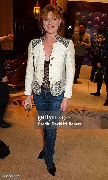 Samantha Bond attends the press night after party for "Funny Girl" at The Waldorf Hilton Hotel on April 20, 2016 in London, England.