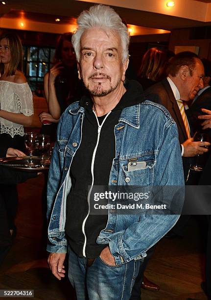 Nicky Haslam attends as The Spectator's lifestyle magazine celebrates its fourth birthday at the Belgraves Hotel on April 20, 2016 in London, England.