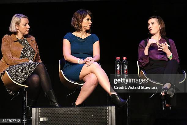 Co-Founder, HelloGiggles, Sophia Rossi, Chief Creative Officer of New Form Digital, Kathleen Grace and Chief Content Officer, Refinery29, Inc, Amy...