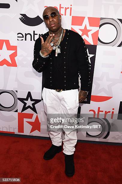 Rapper Birdman attends BET Networks 2016 Upfront at Rose Hall at Jazz at Lincoln Center on April 20, 2016 in New York City.
